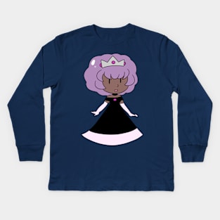 Little Purple Princess Kids Long Sleeve T-Shirt